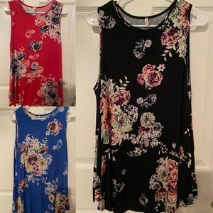 3 boutique tops bundle or will sell separately